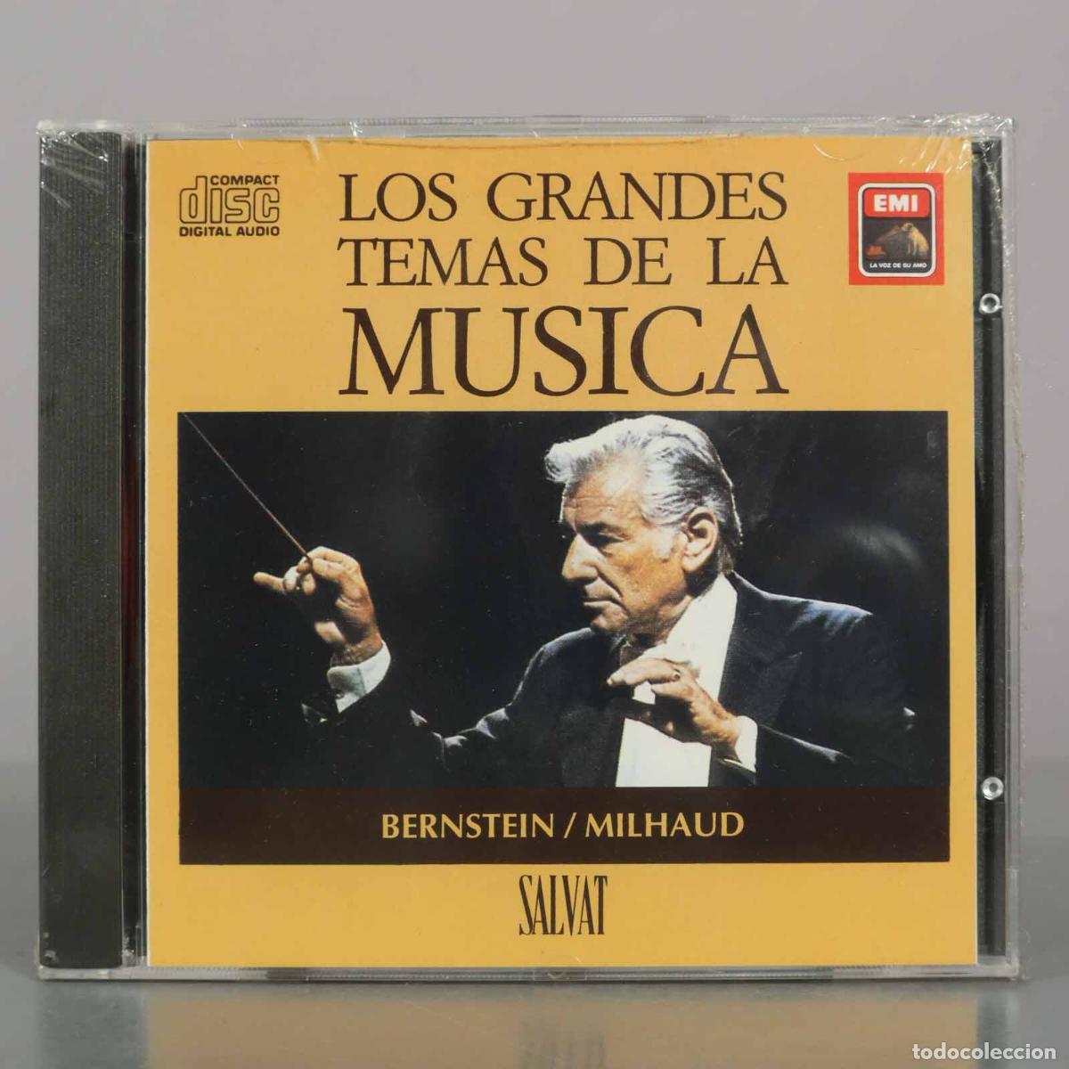 CDs de m&uacute;sica: CD. Los Grandes Temas De La Musica - Bernstein, Milhaud - Salvat . PRECINTADO