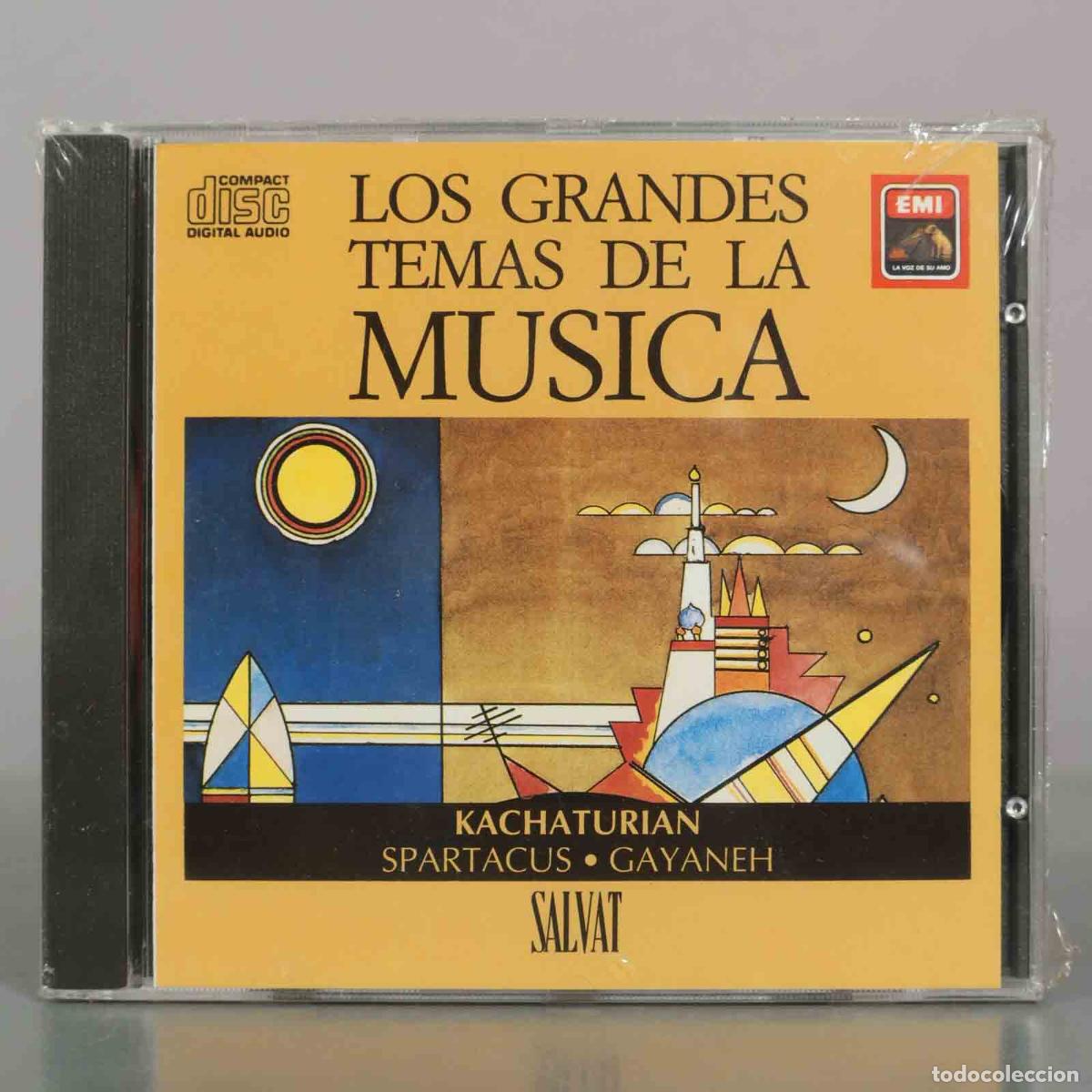CDs de m&uacute;sica: CD. Los Grandes Temas de la Musica - Khachaturian - Spartacus - Gayaneh - Salvat . PRECINTADO