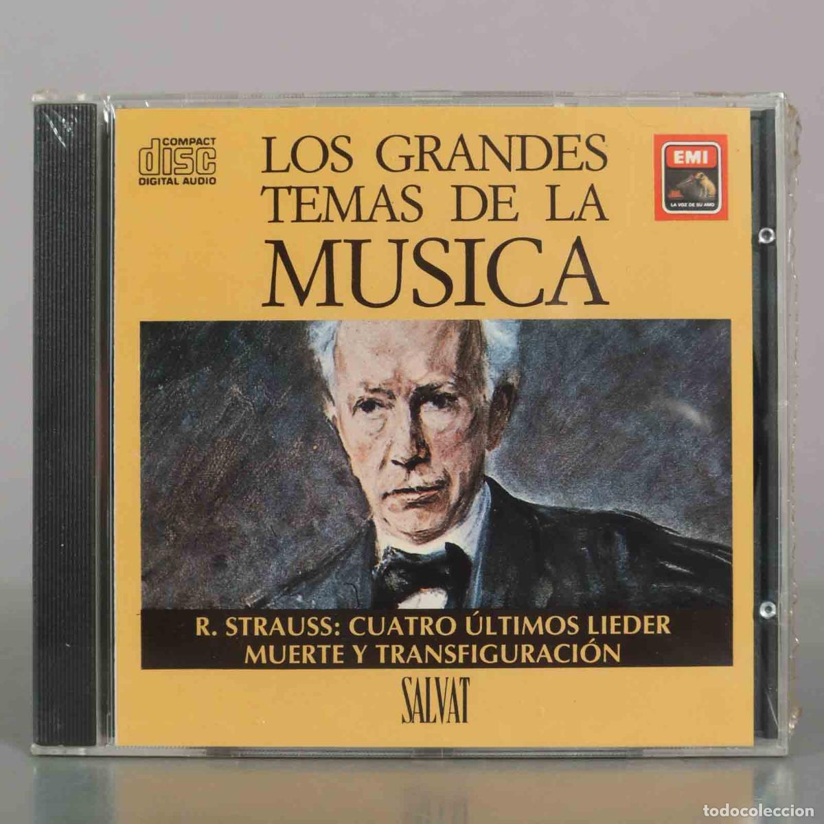 CDs de m&uacute;sica: CD. Los Grandes Temas de la M&uacute;sica - R. Strauss - Cuatro &Uacute;ltimos Lieder - Muerte y . PRECINTADO