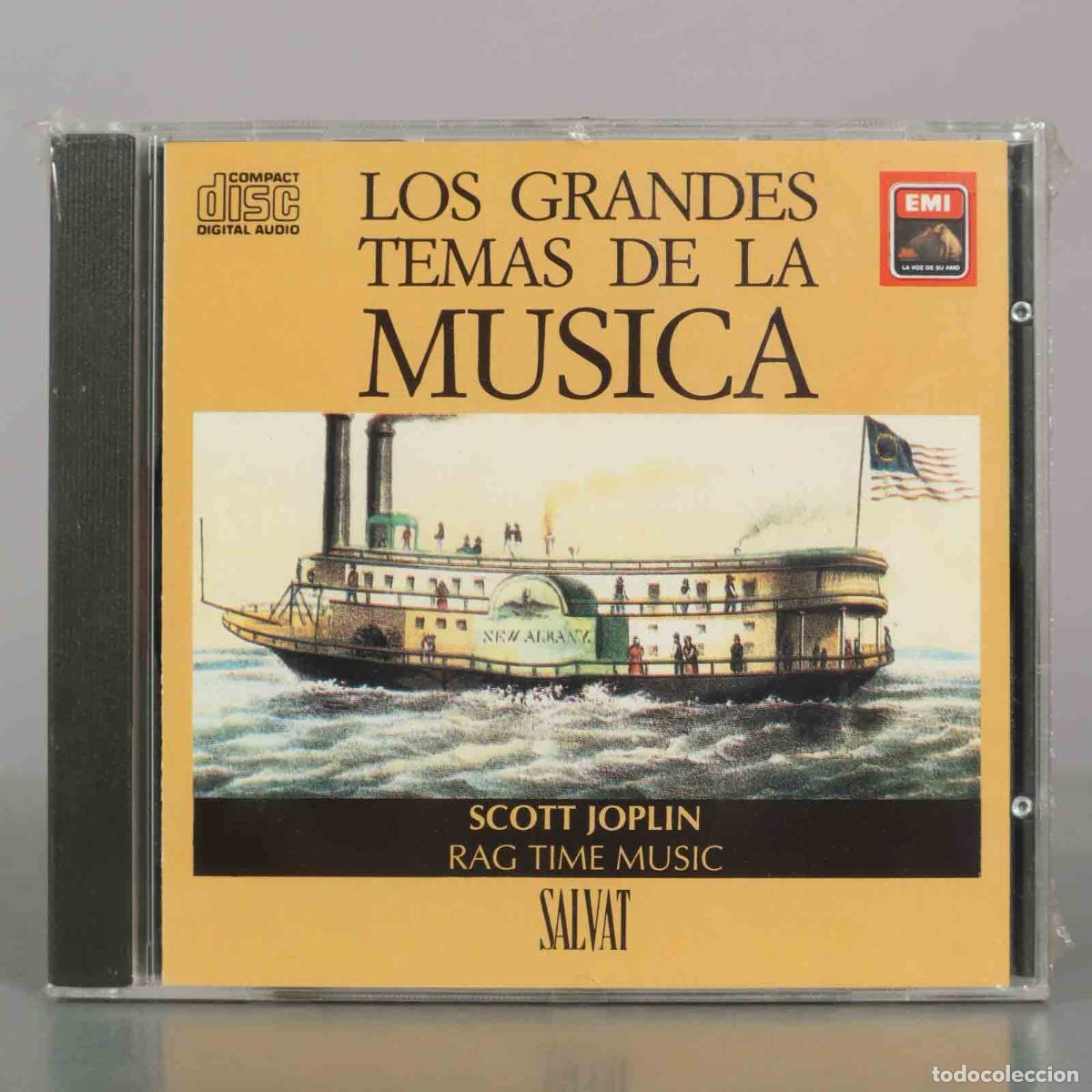 CDs de m&uacute;sica: CD. Los Grandes Temas De La Musica - Scott Joplin - Rag Time Music - Salvat . PRECINTADO