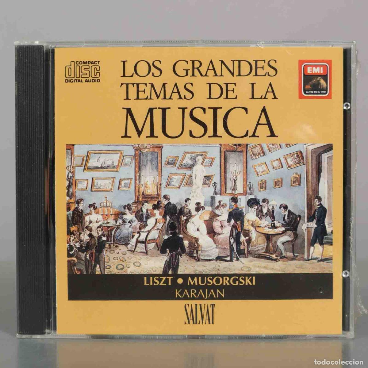 CDs de m&uacute;sica: CD. Los Grandes Temas de la M&uacute;sica: Liszt, Musorgski - Herbert von Karajan - Salvat . PRECINTADO