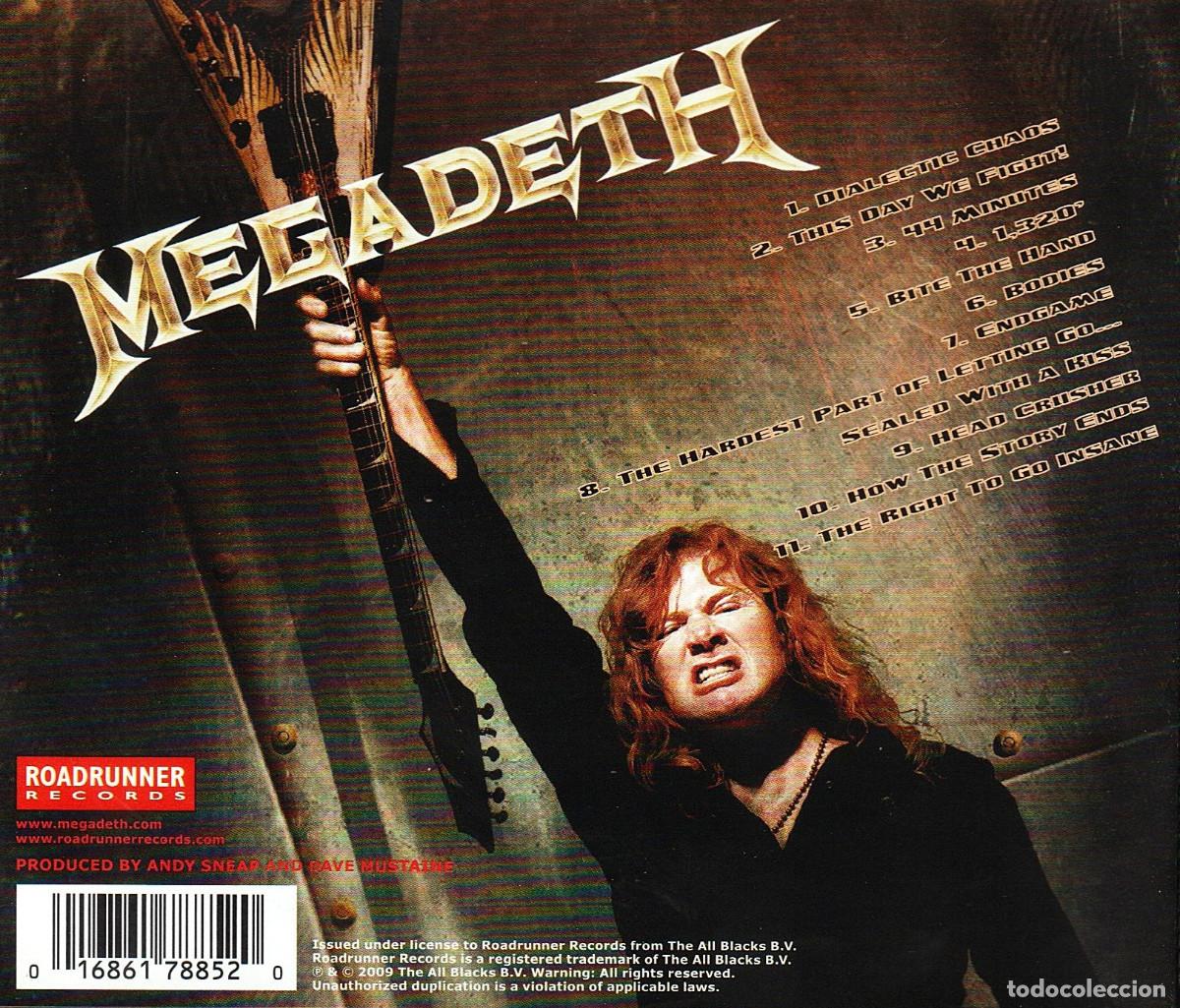 CDs de m&uacute;sica: G446 - MEGADETH. ENDGAME. CD. - Foto 2