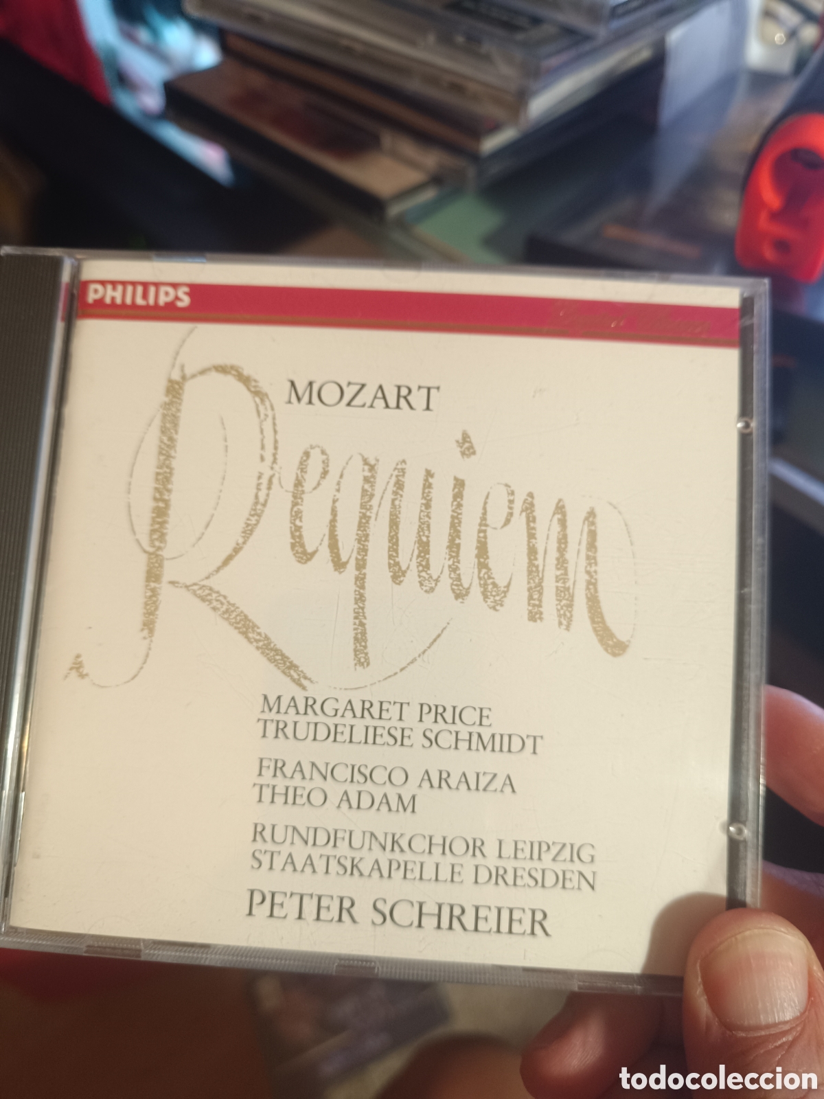 CDs de m&uacute;sica: Mozart, Margaret Price, Trudeliese Schmidt, Francisco Araiza - Requiem