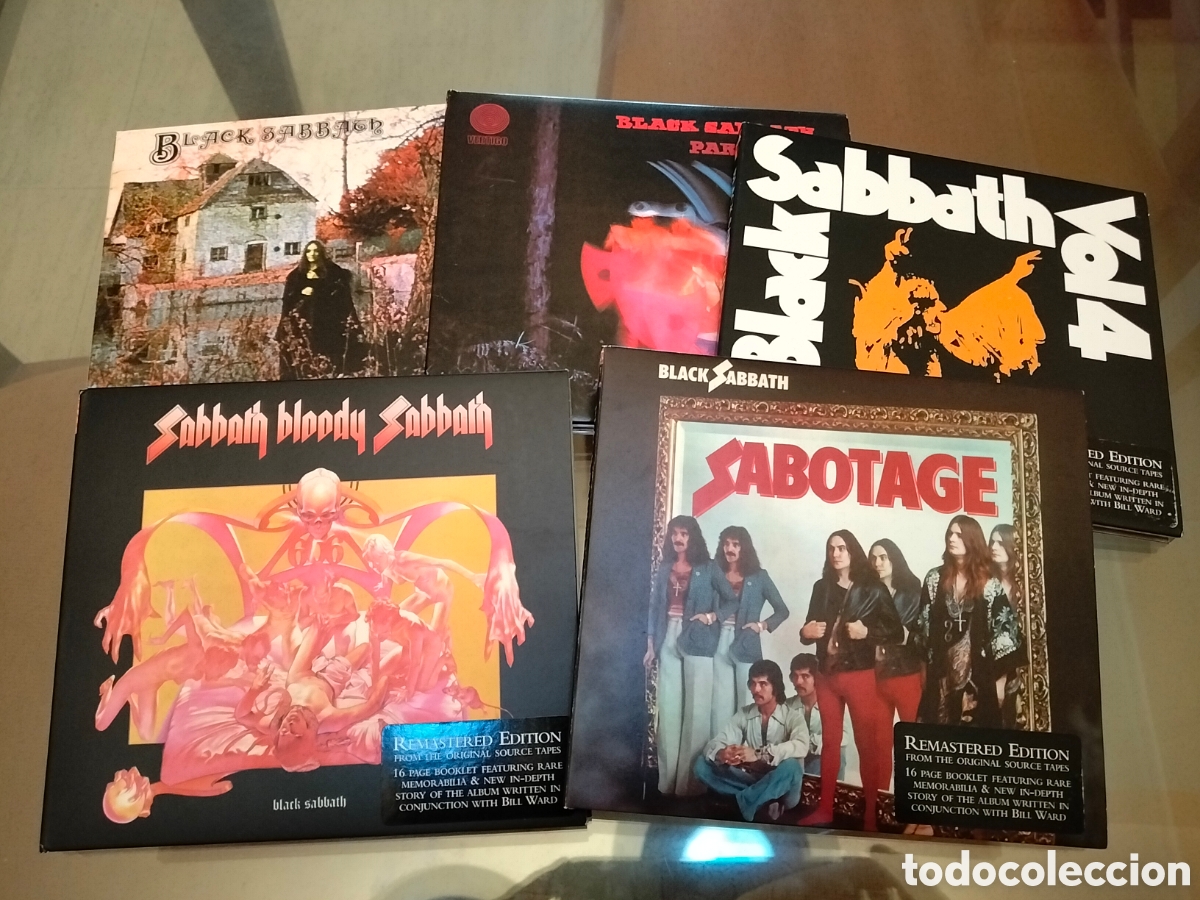 CDs de m&uacute;sica: Black Sabbath Remasters 5CD Ozzy Osbourne