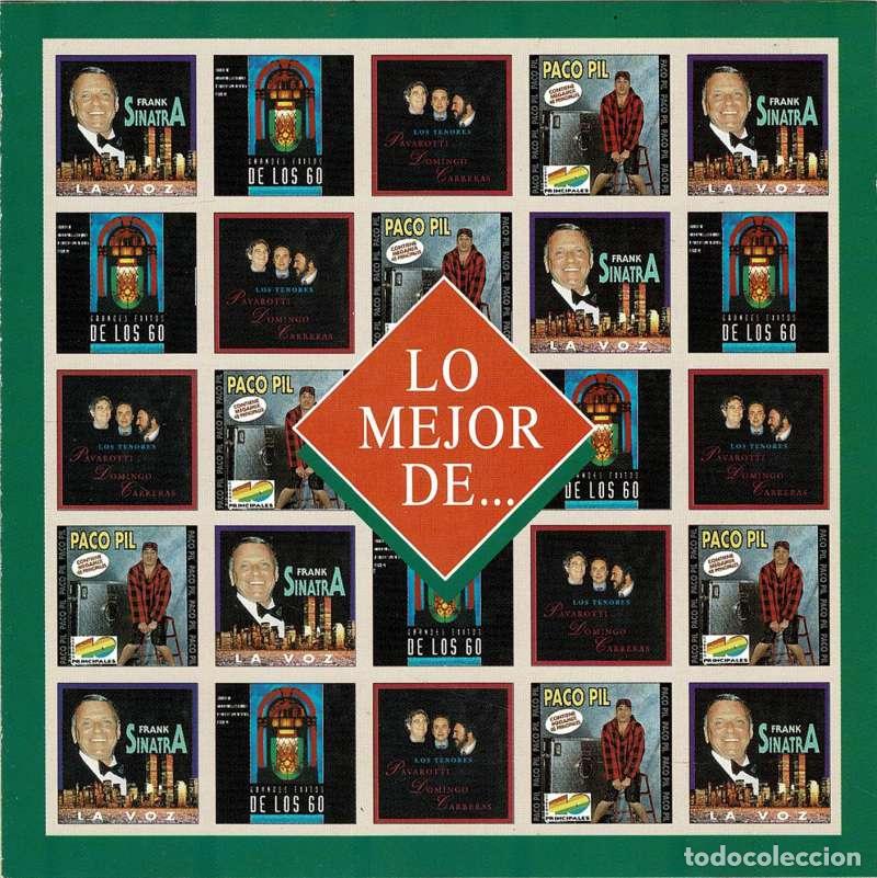 CDs de m&uacute;sica: Lo Mejor de Sinatra, A&ntilde;os 60, Los Tenores, Paco Pil. CD