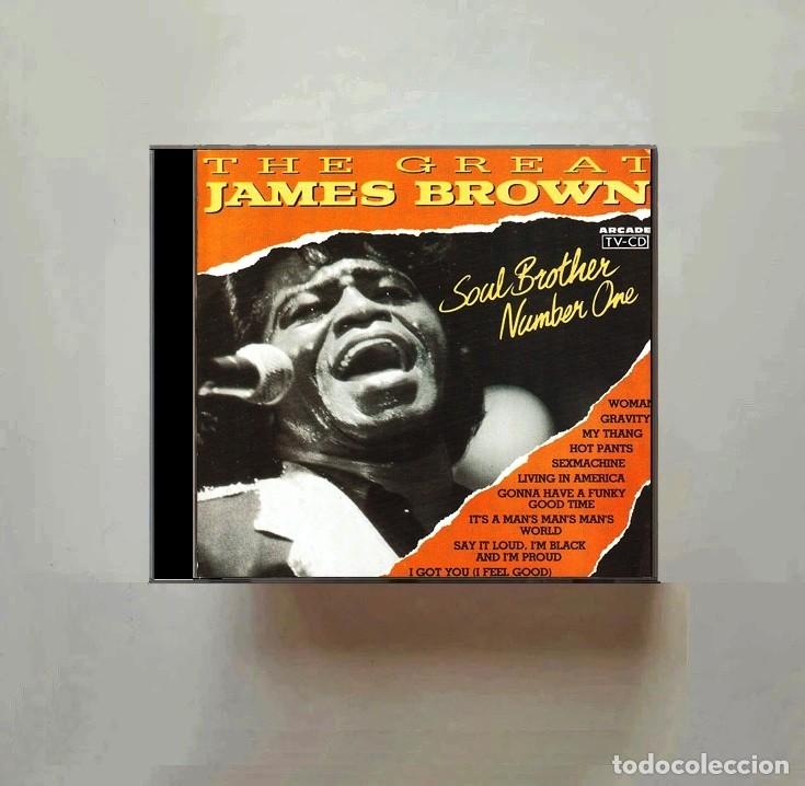 CDs de m&uacute;sica: JAMES BROWN. THE GREAT. SOUL BROTHER NUMBER ONE. CD.