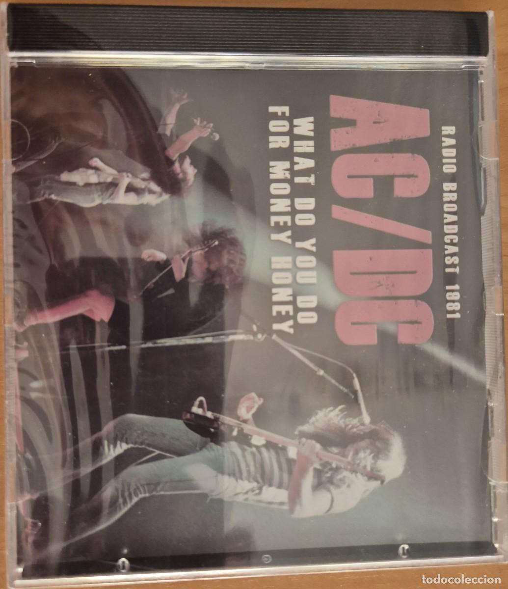 CDs de m&uacute;sica: AC/DC - RADIO BROADCAST 1981. WHAT DO YOU DO FOR MONEY HONEY. (Laser Media 2016) SONIDO ESPECTACULAR