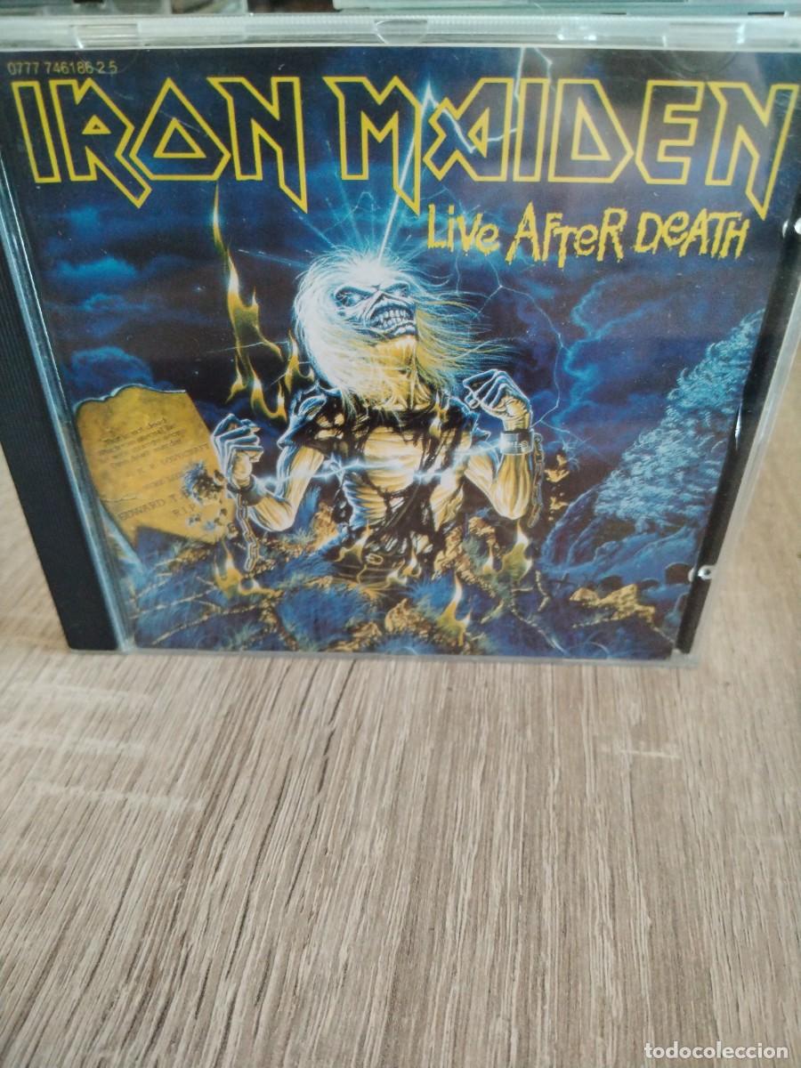 CDs de m&uacute;sica: Live after death -iron maiden