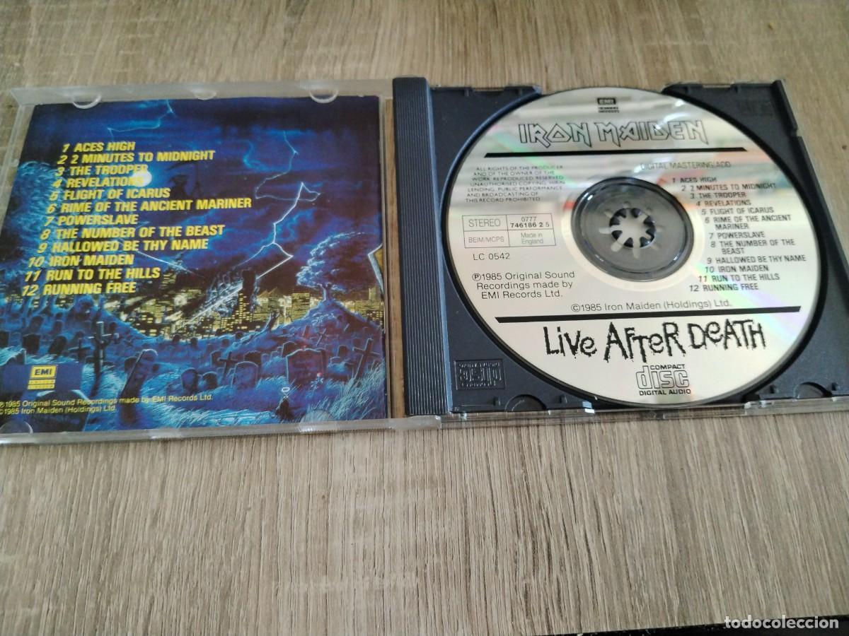 CDs de m&uacute;sica: Live after death -iron maiden - Foto 4