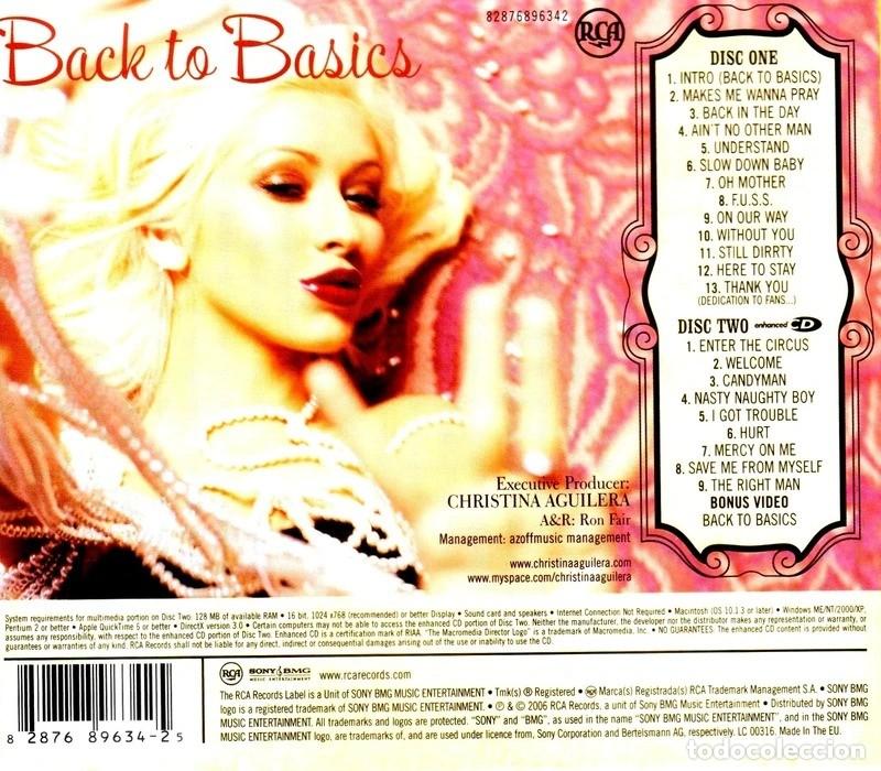 CDs de m&uacute;sica: [DOBLE CD]. CHRISTINA AGUILERA. BACK TO BASICS. - Foto 3
