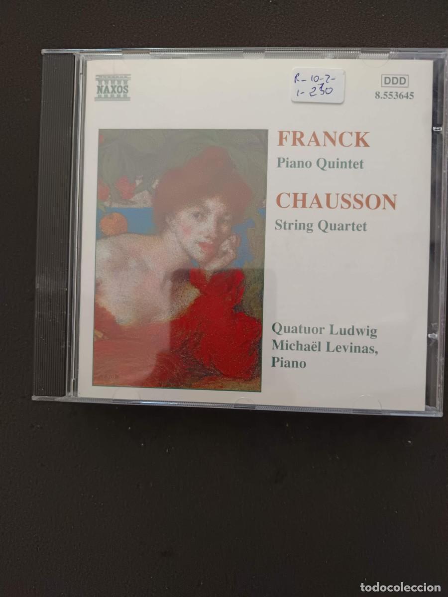 CDs de m&uacute;sica: FRANCK: PIANO QUINTET / CHAUSSON: STRING QUARTET. PIANO: MICHA&Euml;L LEVINAS. QUATUOR LUDWIG