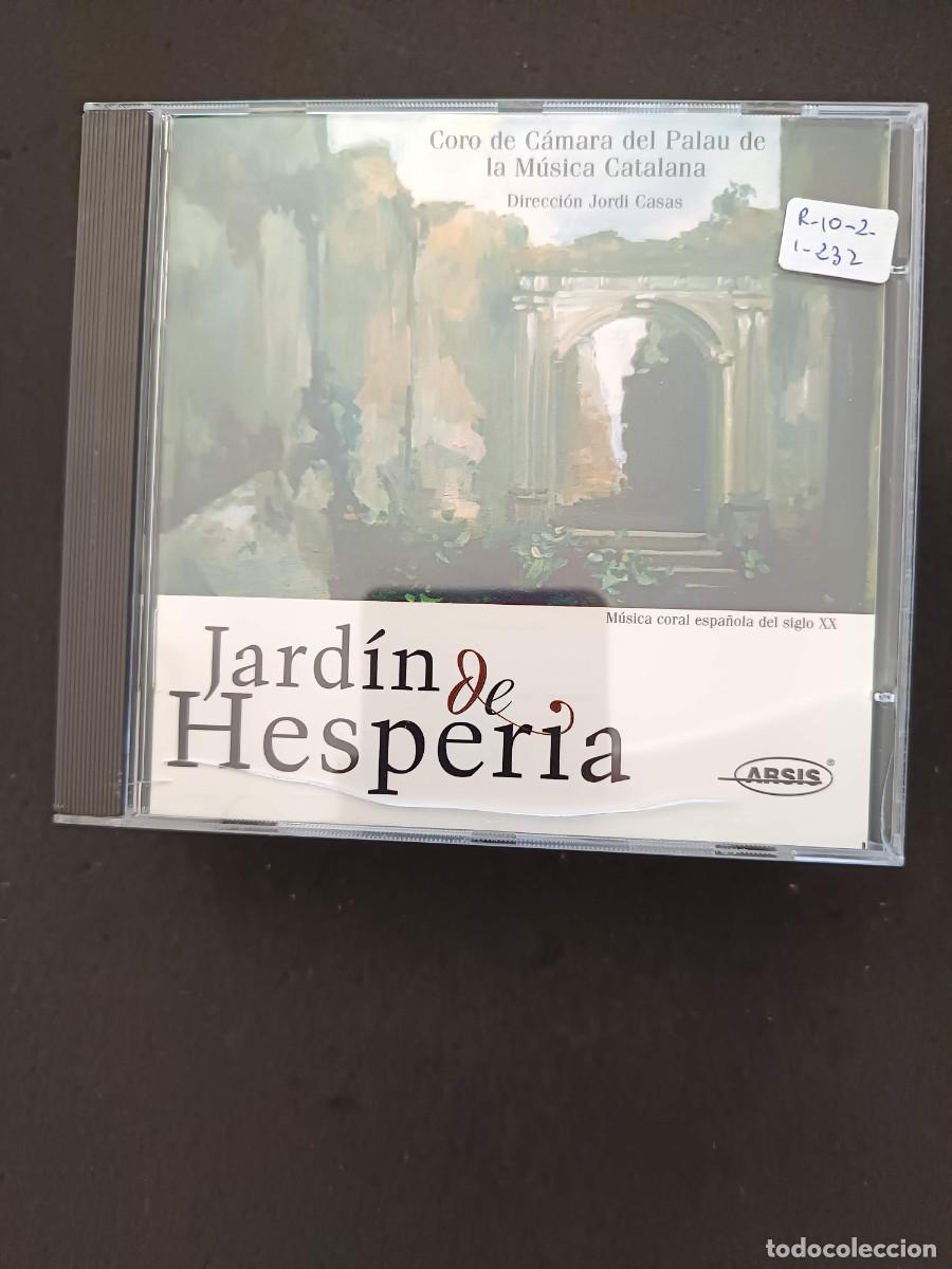 CDs de m&uacute;sica: JARD&Iacute;N DE HESPERIA. M&Uacute;SICA CORAL ESPA&Ntilde;OLA DEL SIGLO XX. DIR: JORDI CASAS. CORO DE C&Aacute;MARA DEL PALAU D