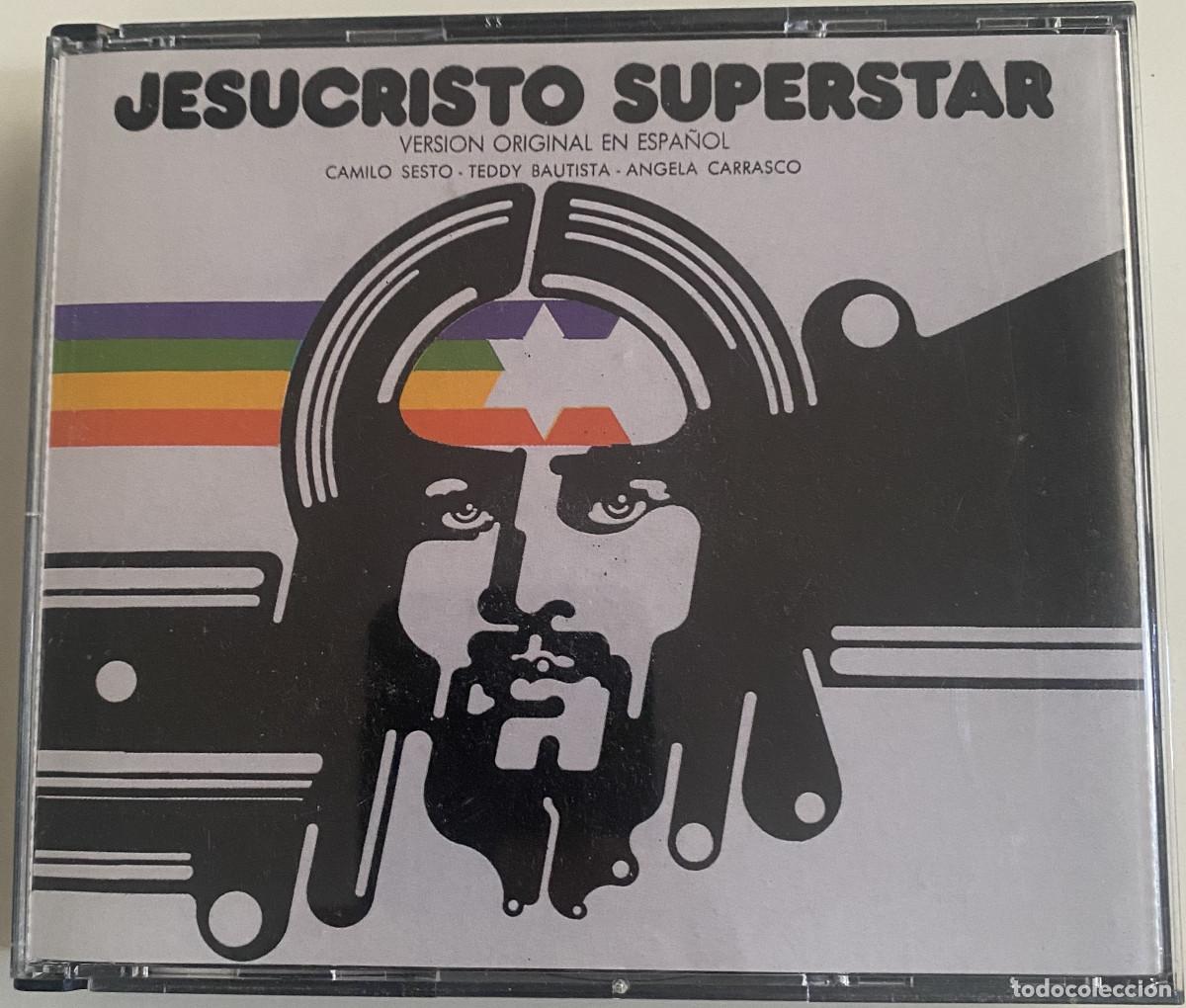 CDs de m&uacute;sica: JESUCRISTO SUPERSTAR - VERSION ORIGINAL EN ESPA&Ntilde;OL - ESTUCHE CON 2 CDS + LIBRETO - CAMILO SESTO