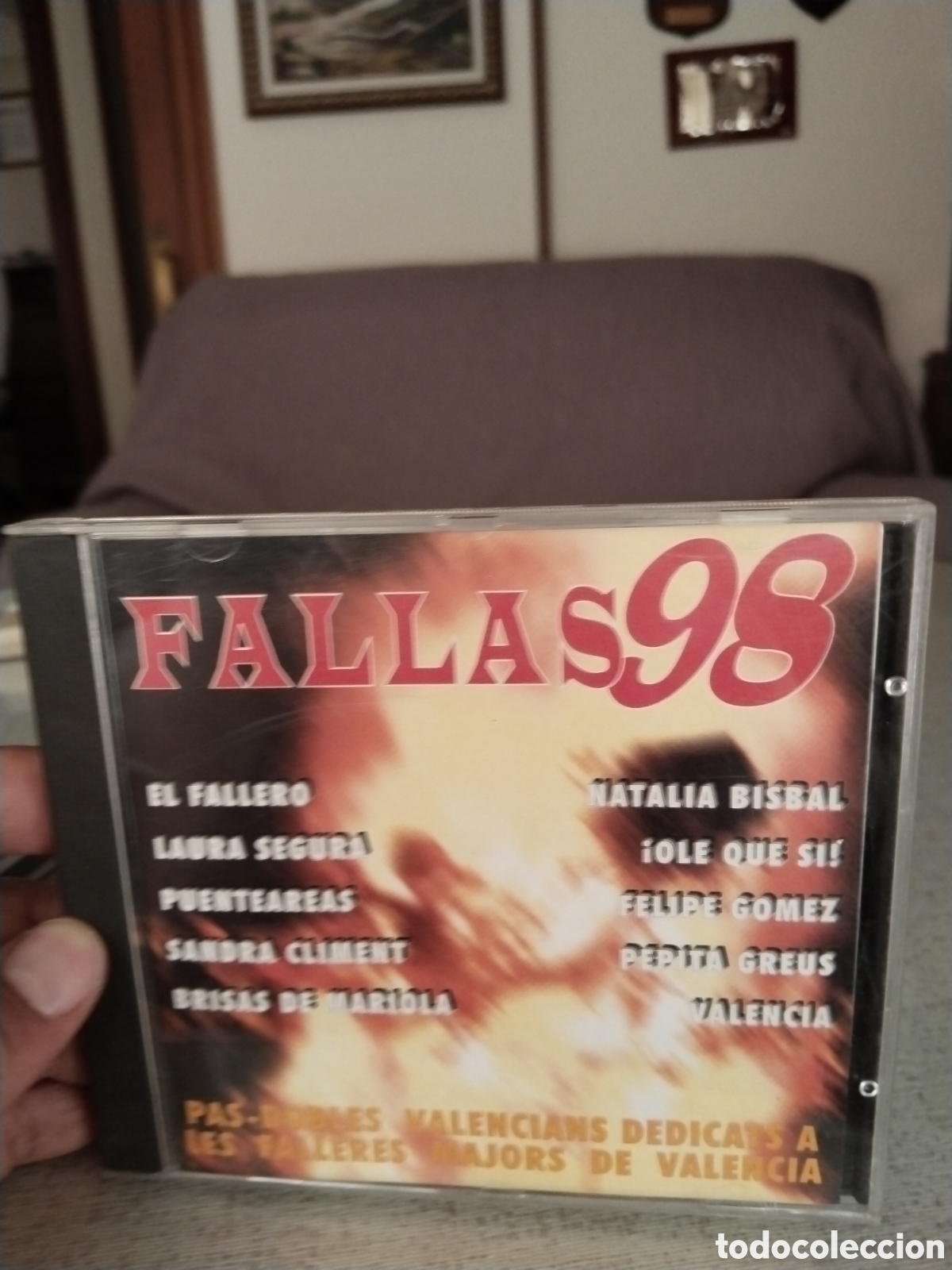 CDs de m&uacute;sica: Fallas noventa y ocho diez temas cd