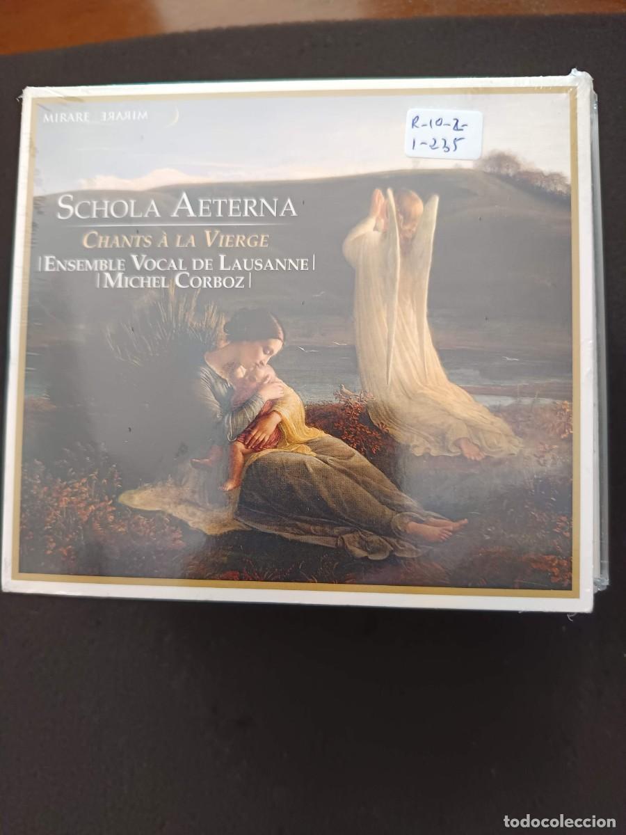 CDs de m&uacute;sica: SCHOLA AETERNA. CHANTS &Agrave; LA VIERGE. DIR: MICHEL CORBOZ. ENSEMBLE VOCAL DE LAUSANNE.