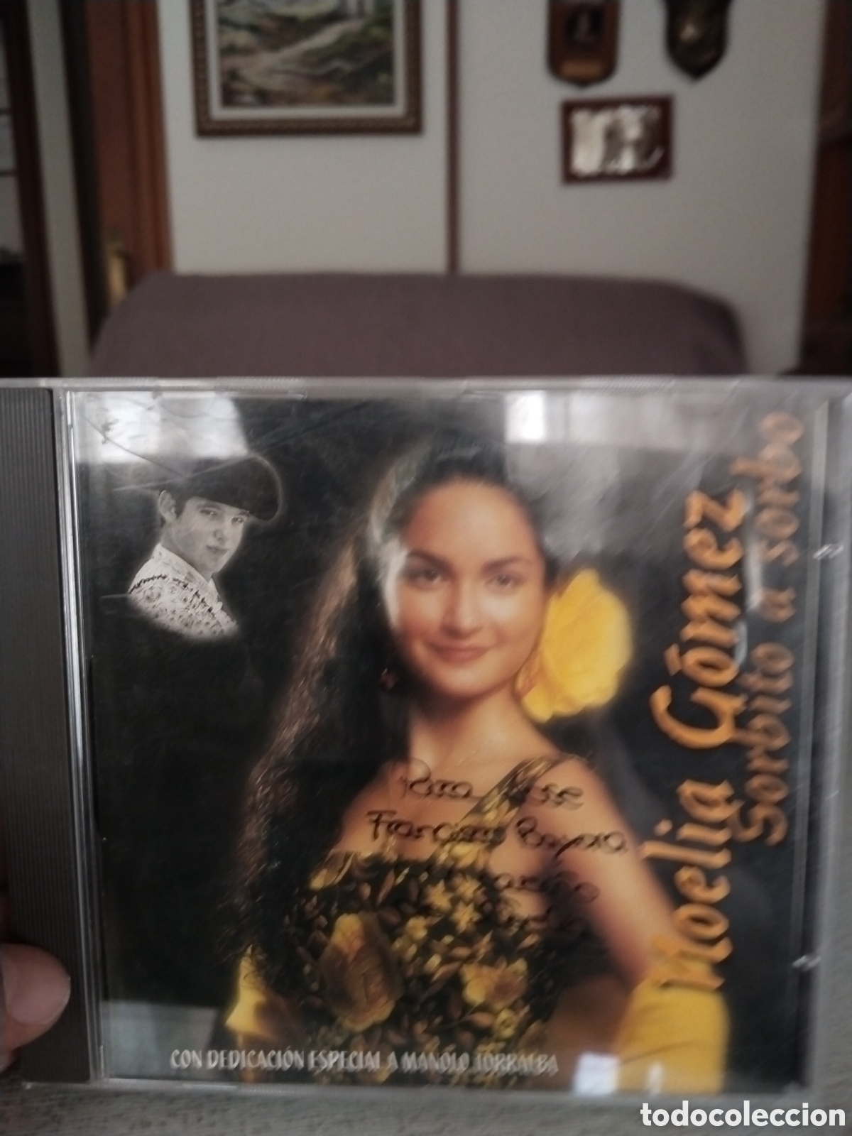 CDs de m&uacute;sica: Noelia G&oacute;mez sorbido a sordo con dedicaci&oacute;n especial a Manolo Torralba