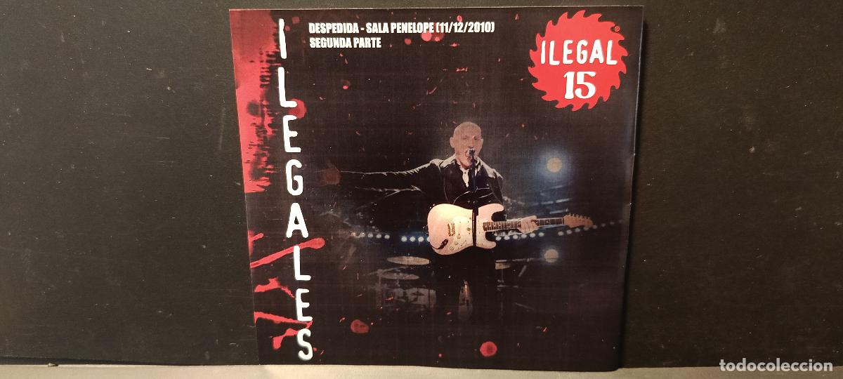 CDs de m&uacute;sica: COLECCION ILEGALES VOL 15 DESPEDIDA SALA PENELOPE SEGUNDA PARTE CD R Y DVD R, 11-12-10 PEPETO