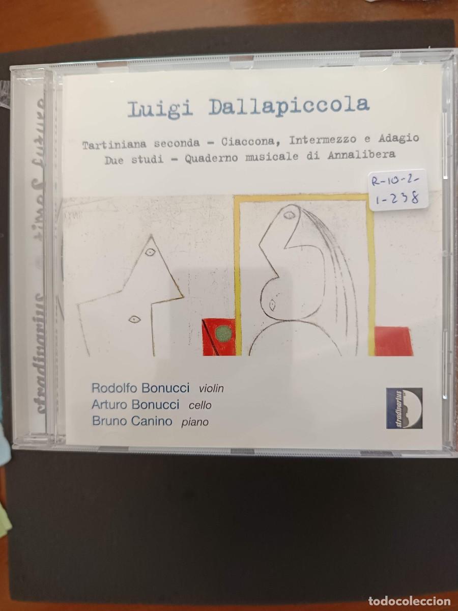 CDs de m&uacute;sica: LUIGI DALLAPICCOLA: TARTINIANA SECONDA / CIACCONA, INTERMEZZO E ADAGIO / DUE STUDI / QUADERNO MUSICA