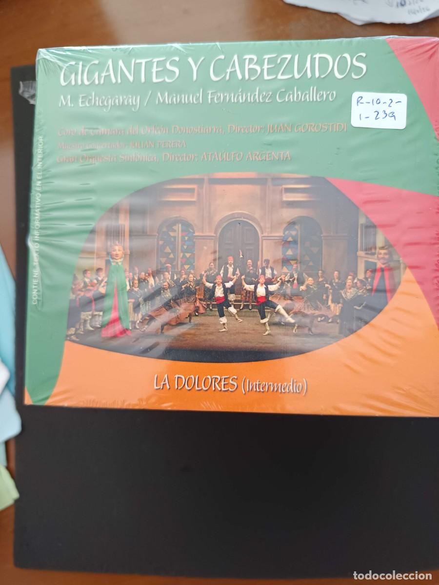 CDs de m&uacute;sica: GIGANTES Y CABEZUDOS / LA DOLORES (INTERMEDIO). DIR: ATA&Uacute;LFO ARGENTA. REPARTO: ANA MAR&Iacute;A IRIARTE, M