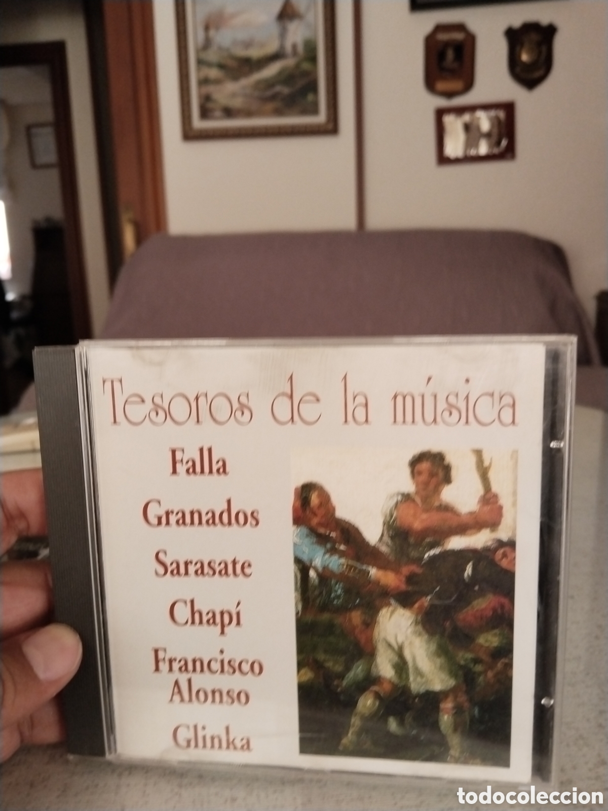 CDs de m&uacute;sica: Tesoros de la m&uacute;sica falla Granados sarasate Chap&iacute; Francisco Alonso