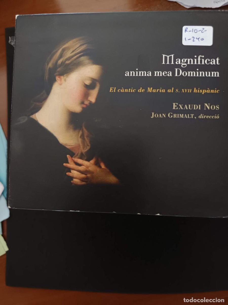 CDs de m&uacute;sica: MAGNIFICAT ANIMA MEA DOMINUM. EL C&Aacute;NTIC DE MARIA AL S. XVII HISP&Aacute;NIC. DIR: JOAN GRIMALT. EXAUDI NOS