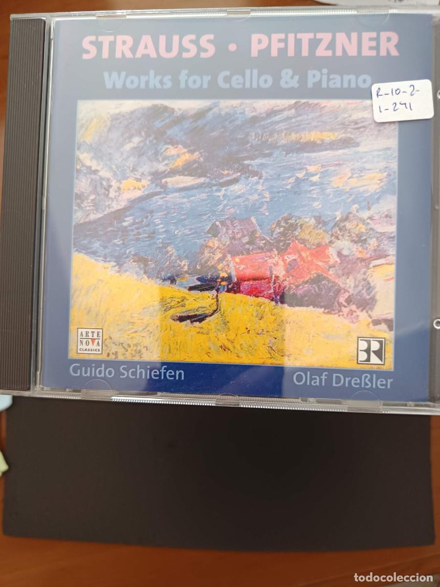 CDs de m&uacute;sica: STRAUSS / PFITZNER: WORKS FOR CELLO & PIANO. PIANO: OLAF DRESSLER. CELLO: GUIDO SCHIEFEN