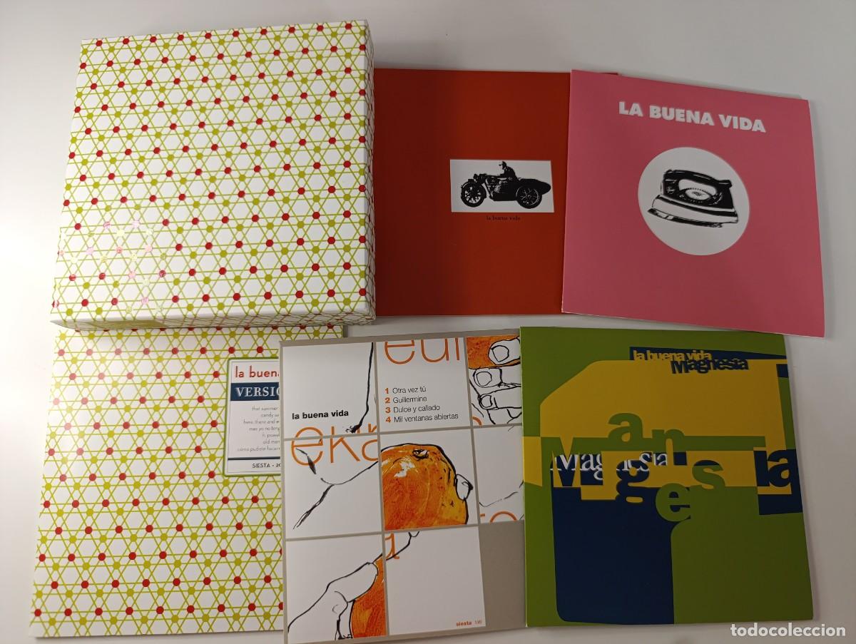 CDs de m&uacute;sica: LA BUENA VIDA 'Sencillos' 5x CD 2006 contienes los EPs Magnesia, Eureka, Mira a tu alrededor y m&aacute;s