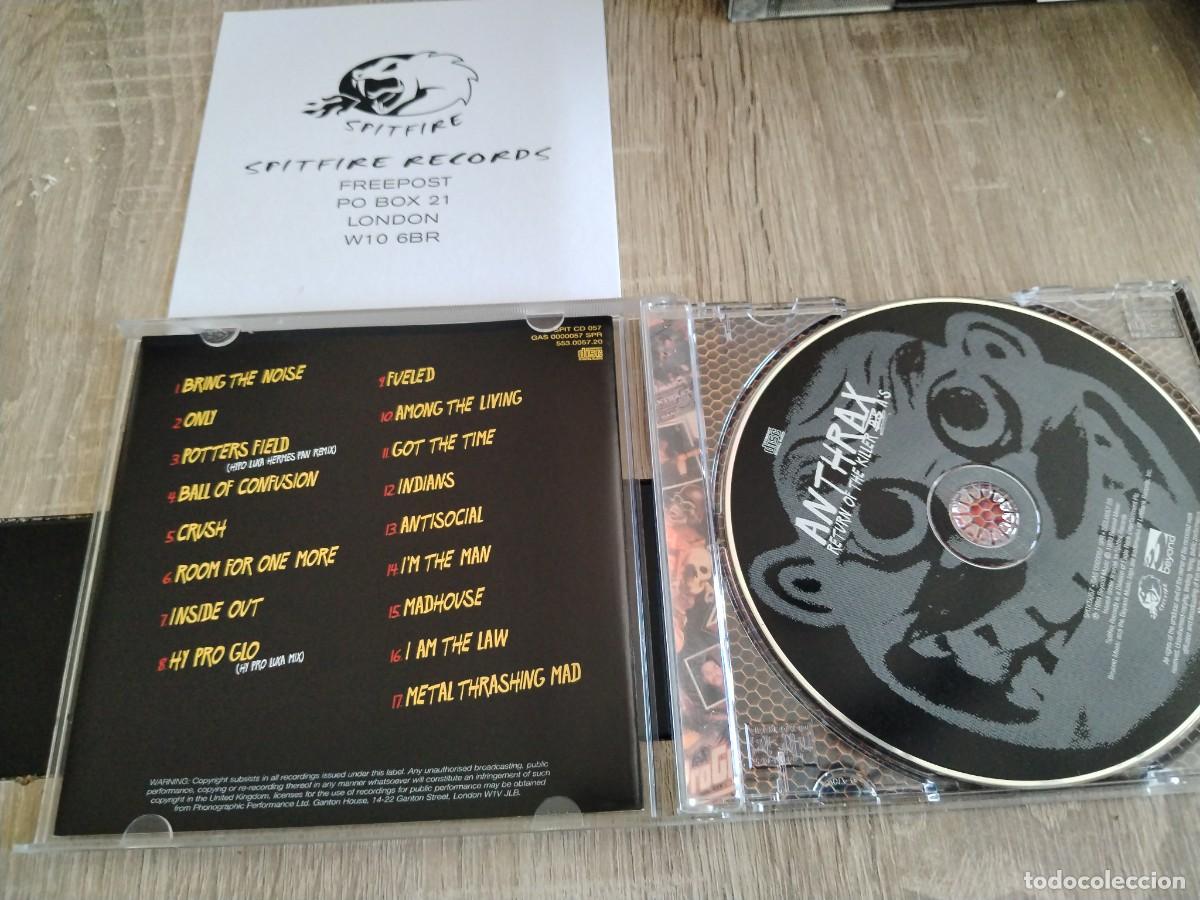 CDs de m&uacute;sica: &Aacute;ntrax- return of the killer - Foto 3