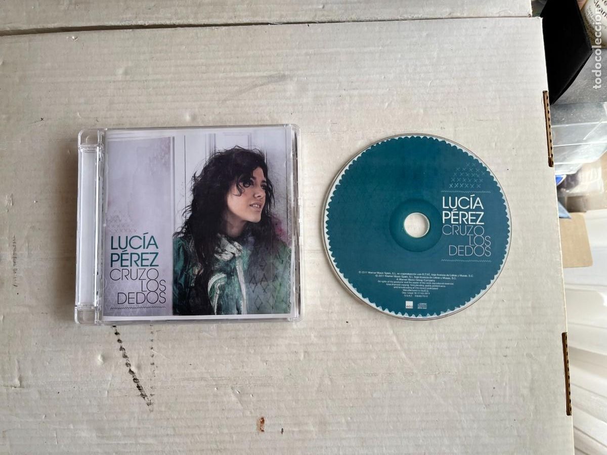 CDs de m&uacute;sica: LUCIA PEREZ CRUZO LOS DEDOS - ESQUINAS REDONDEADAS - CD MUSICA KREATEN