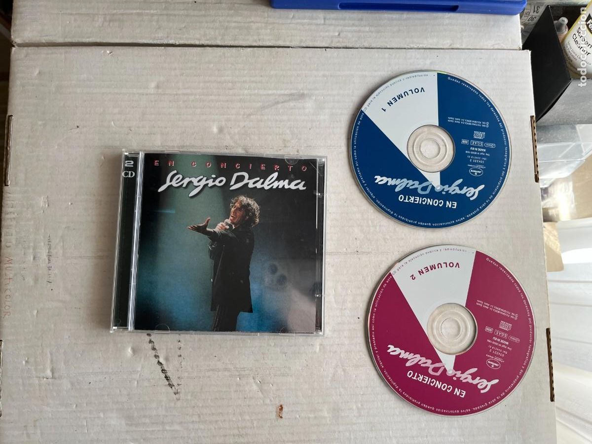 CDs de m&uacute;sica: SERGIO DALMA EN CONCIERTO - 2 CDS - CD MUSICA KREATEN
