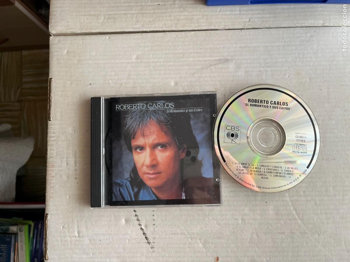 CDs de m&uacute;sica: ROBERTO CARLOS EL ROMANTICO Y OTROS EXITOS - CD MUSICA KREATEN