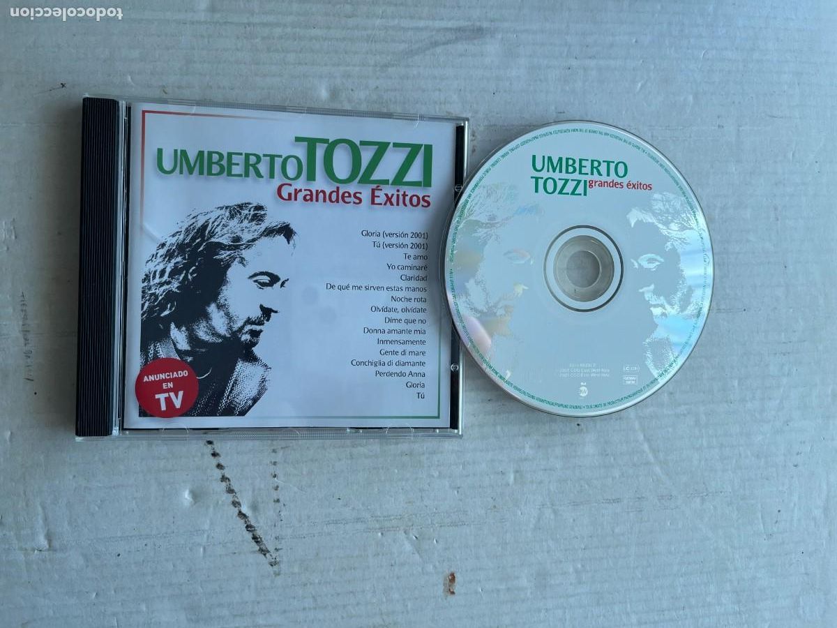 CDs de m&uacute;sica: UMBERTO TOZZI GRANDES EXITOS GLORIA TE AMO CD MUSICA KREATEN