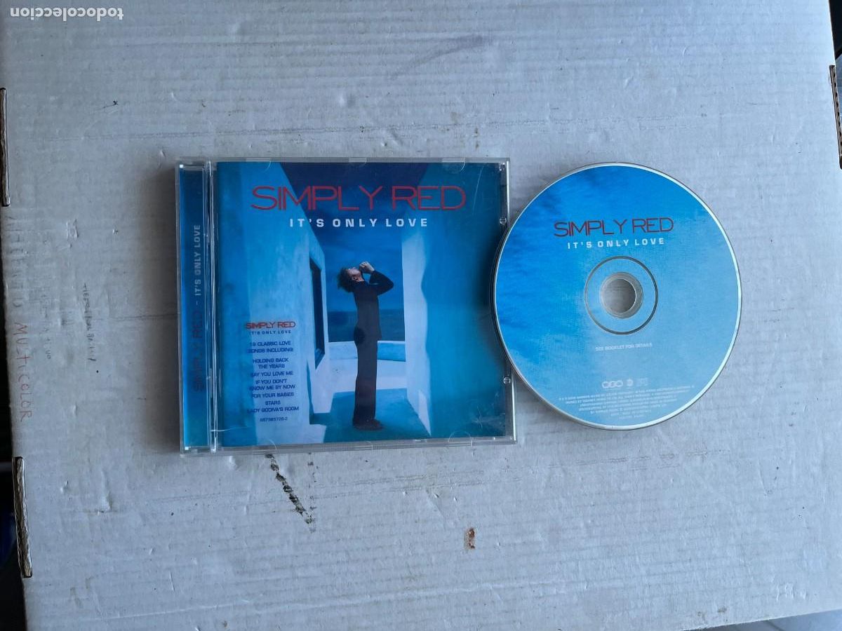 CDs de m&uacute;sica: SIMPLY RED ITS ONLY LOVE CD MUSICA KREATEN
