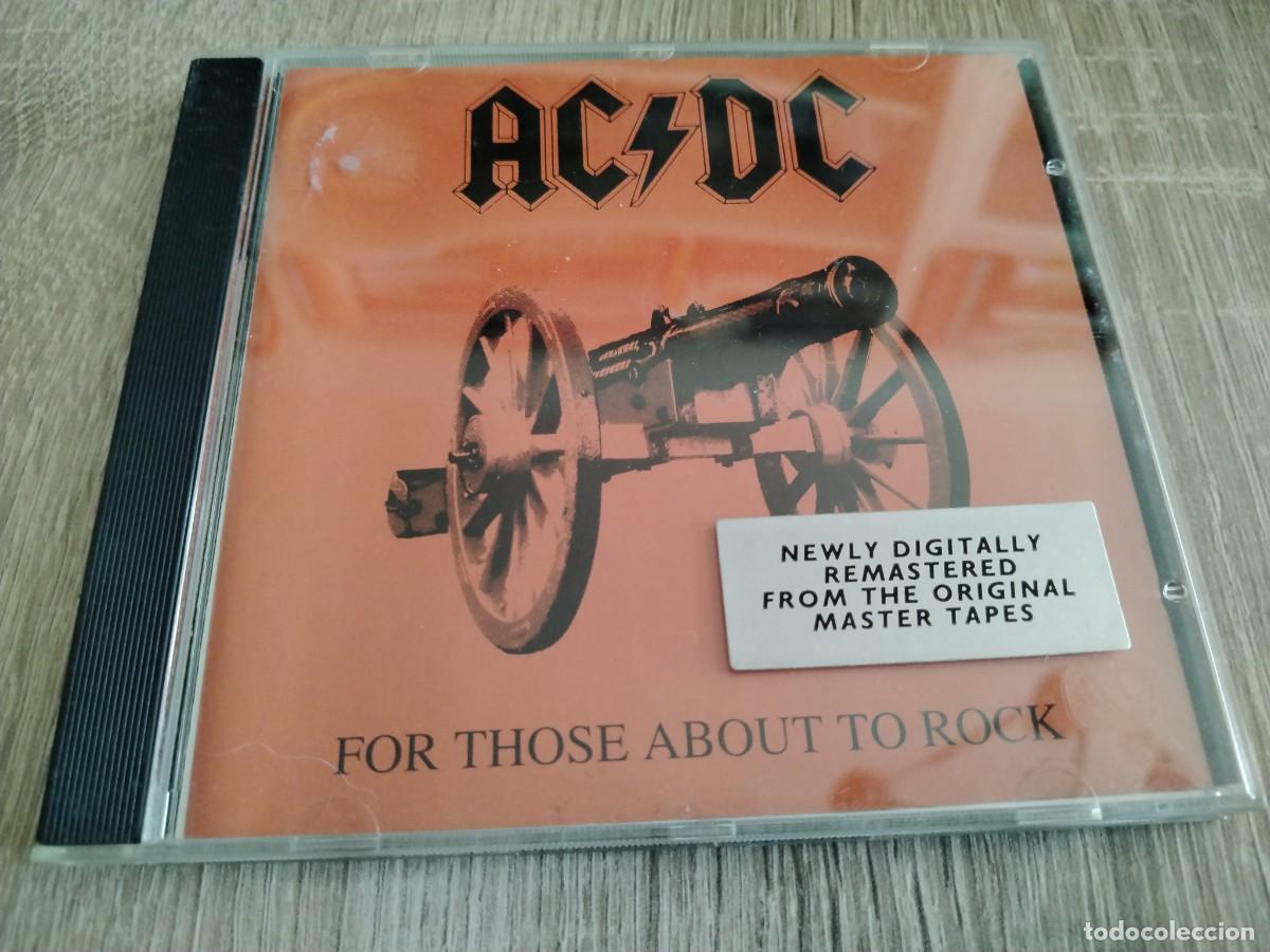 CDs de m&uacute;sica: ac/dc - for those about to rock