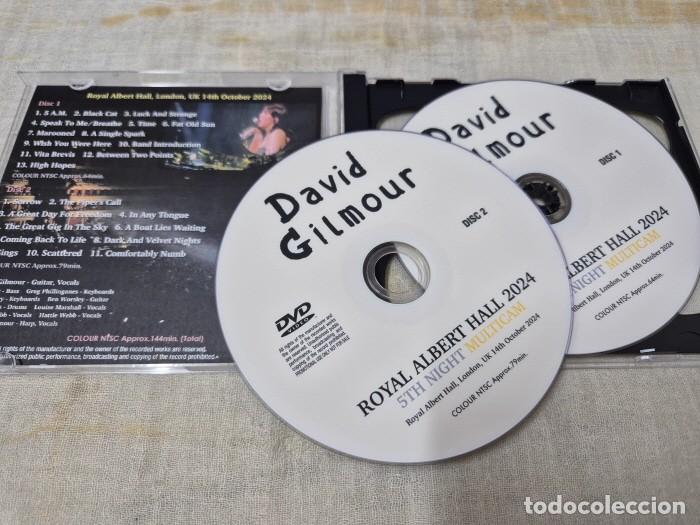 CDs de m&uacute;sica: 2 DVDs - David GILMOUR - Live RAH 2024 - Foto 3