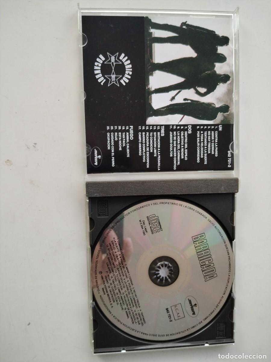 CDs de m&uacute;sica: Barricada -rocanrol- 1990 - Foto 2