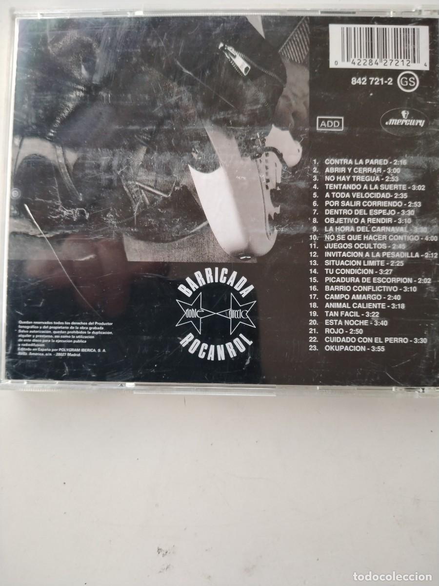 CDs de m&uacute;sica: Barricada -rocanrol- 1990 - Foto 3
