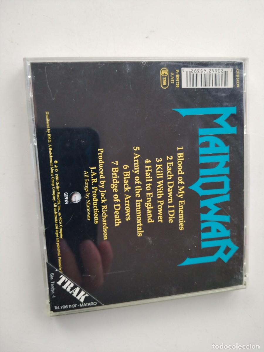 CDs de m&uacute;sica: Manowar- hail To England - Foto 2