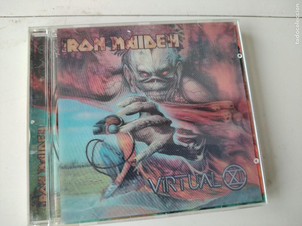 CDs de m&uacute;sica: Iron maiden- virtual XI -portada hologr&aacute;fica en 3D