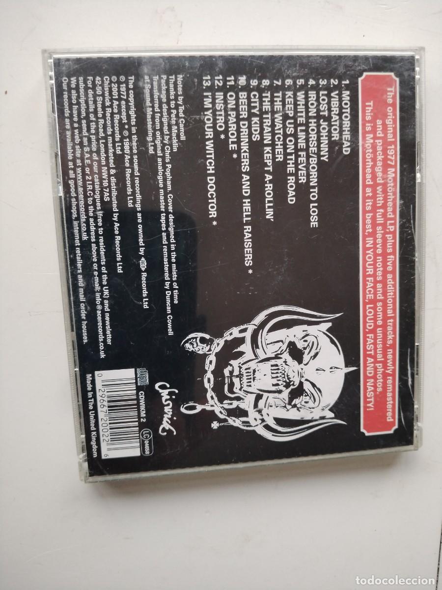 CDs de m&uacute;sica: Motorhead - disco de 1977 - Foto 3