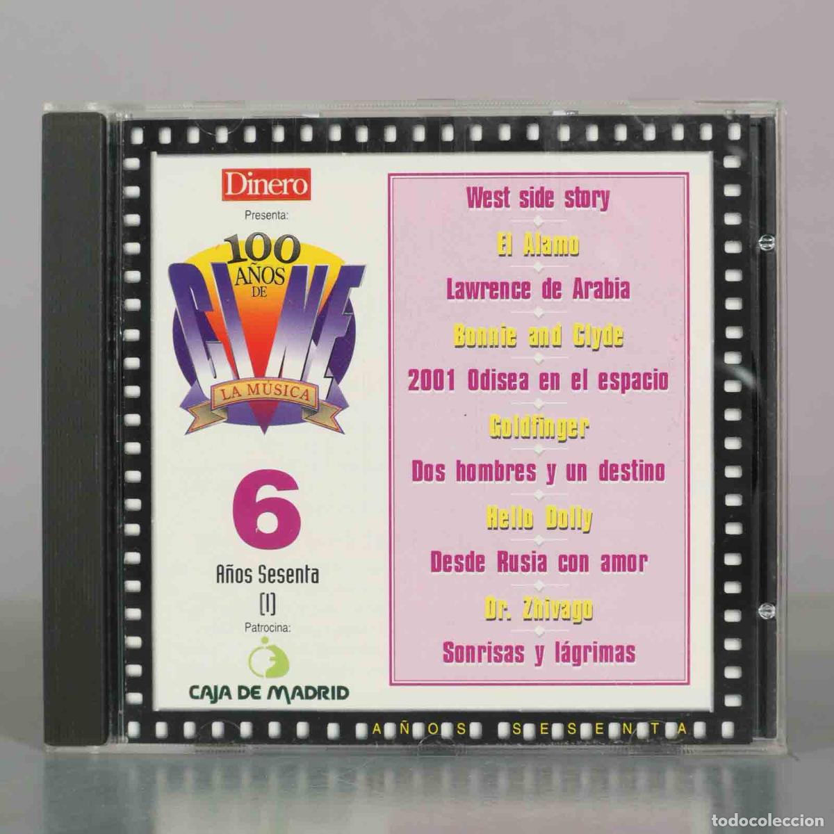 CDs de m&uacute;sica: CD. 100 Anos de Cine La Musica 6 - Anos Sesenta