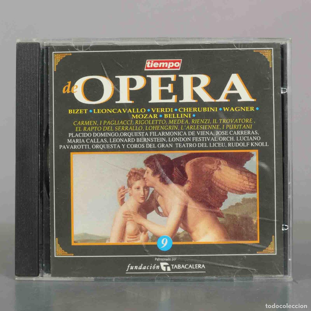 CDs de m&uacute;sica: CD. Tiempo de Opera - Bizet, Leoncavallo, Verdi, Cherubini, Wagner, Mozart, Bellini - Placido