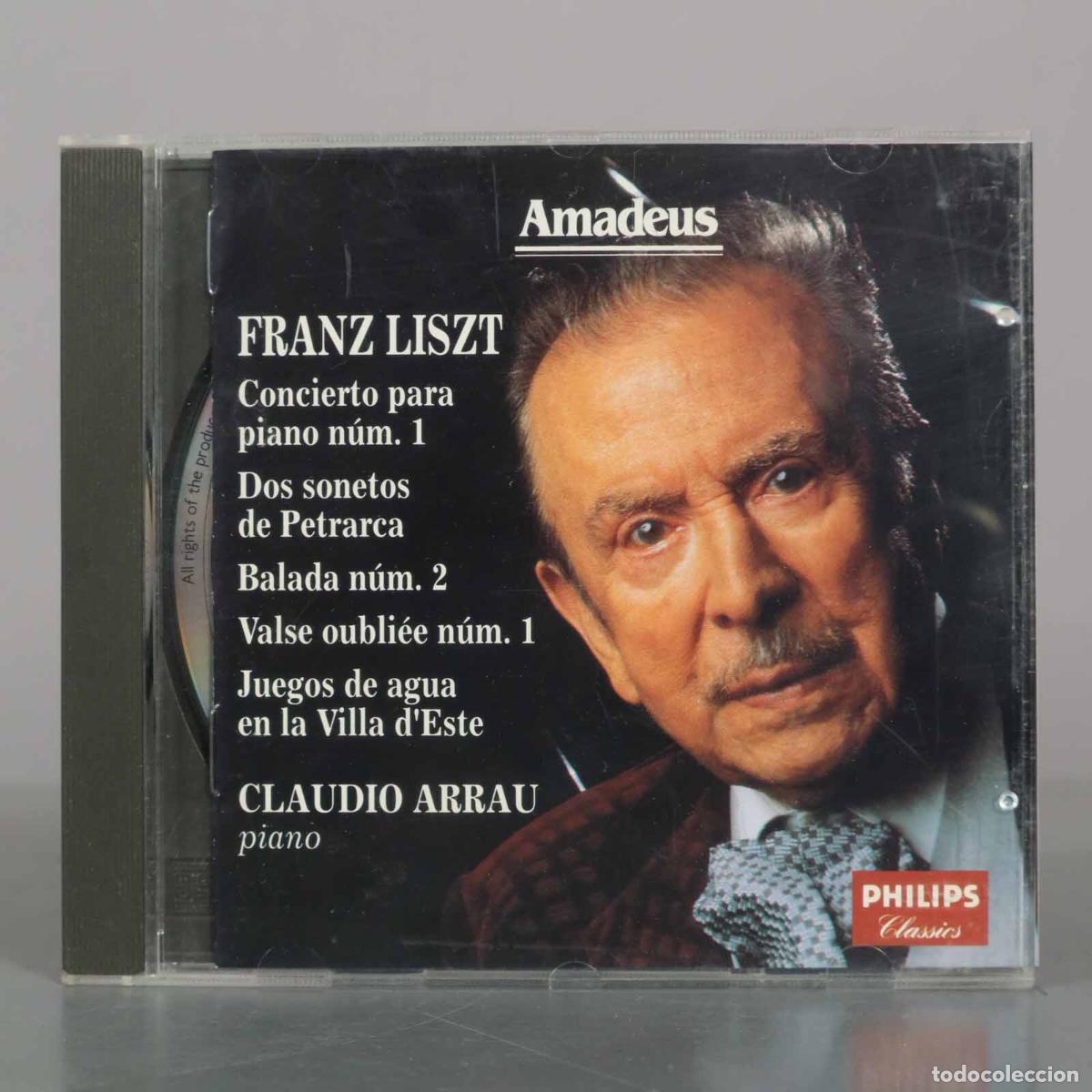 CDs de m&uacute;sica: CD. Franz Liszt - Concierto para piano n&uacute;m. 1 - Dos sonetos de Petrarca - Balada n&uacute;m. 2 - Valse