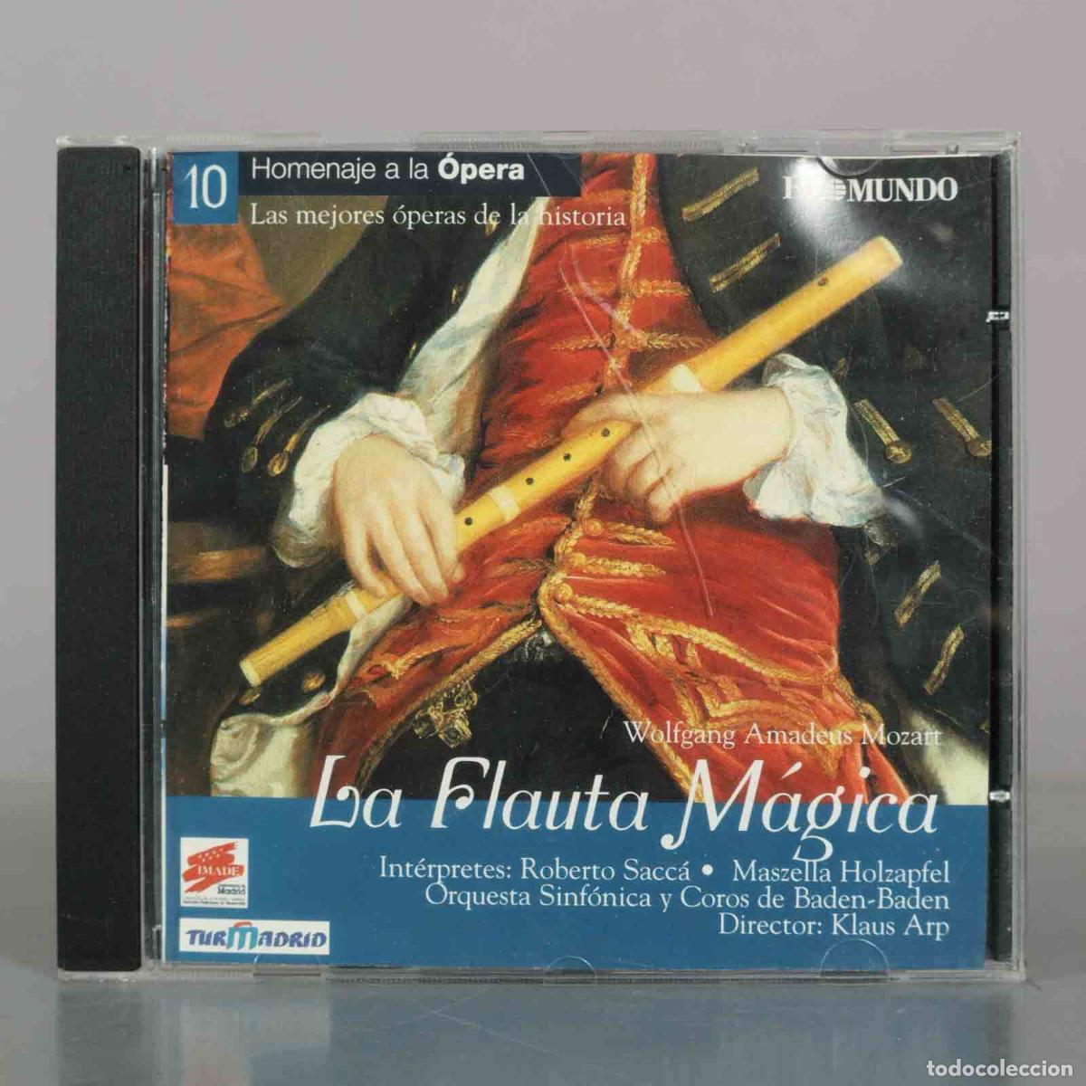 CDs de m&uacute;sica: CD. Homenaje a la &Oacute;pera - La Flauta M&aacute;gica - Wolfgang Amadeus Mozart, Roberto Sacc&aacute;, Maszella