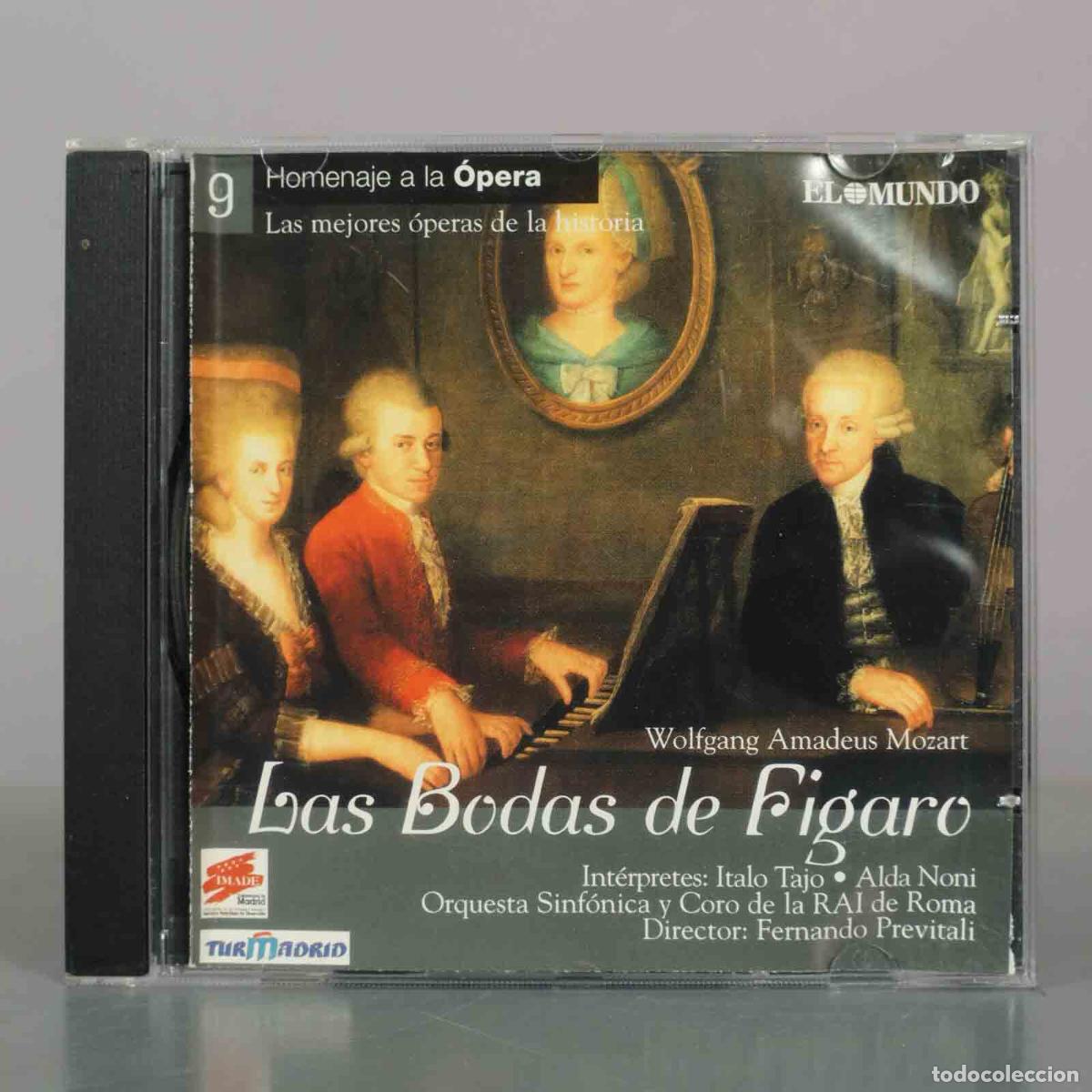 CDs de m&uacute;sica: CD. Las Bodas de Figaro - Wolfgang Amadeus Mozart - Italo Tajo, Alda Noni, Orquesta Sinf&oacute;nica y Coro