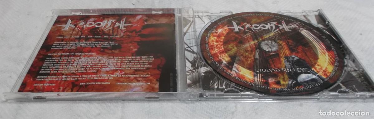 CDs de m&uacute;sica: cd Kaootiko (ciudad sin ley) - Foto 2