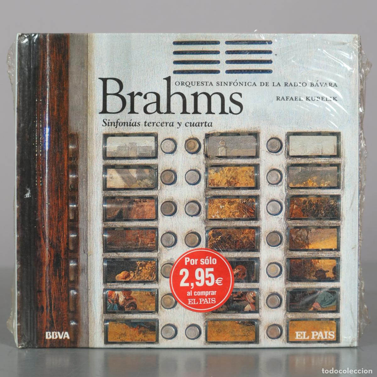 CDs de m&uacute;sica: CD. Sinfon&iacute;as tercera y cuarta - Johannes Brahms, Rafael Kubelik, Orquesta Sinf&oacute;nica de PRECINTADO