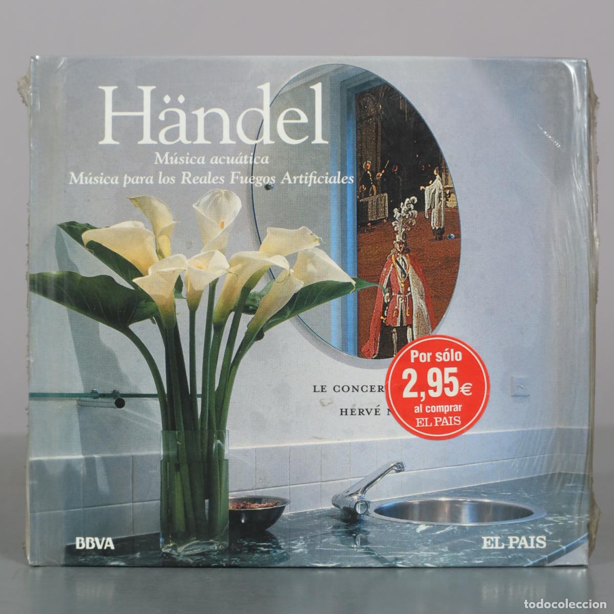CDs de m&uacute;sica: CD. H&auml;ndel: M&uacute;sica acu&aacute;tica, M&uacute;sica para los Reales Fuegos Artificiales - Le Concert PRECINTADO