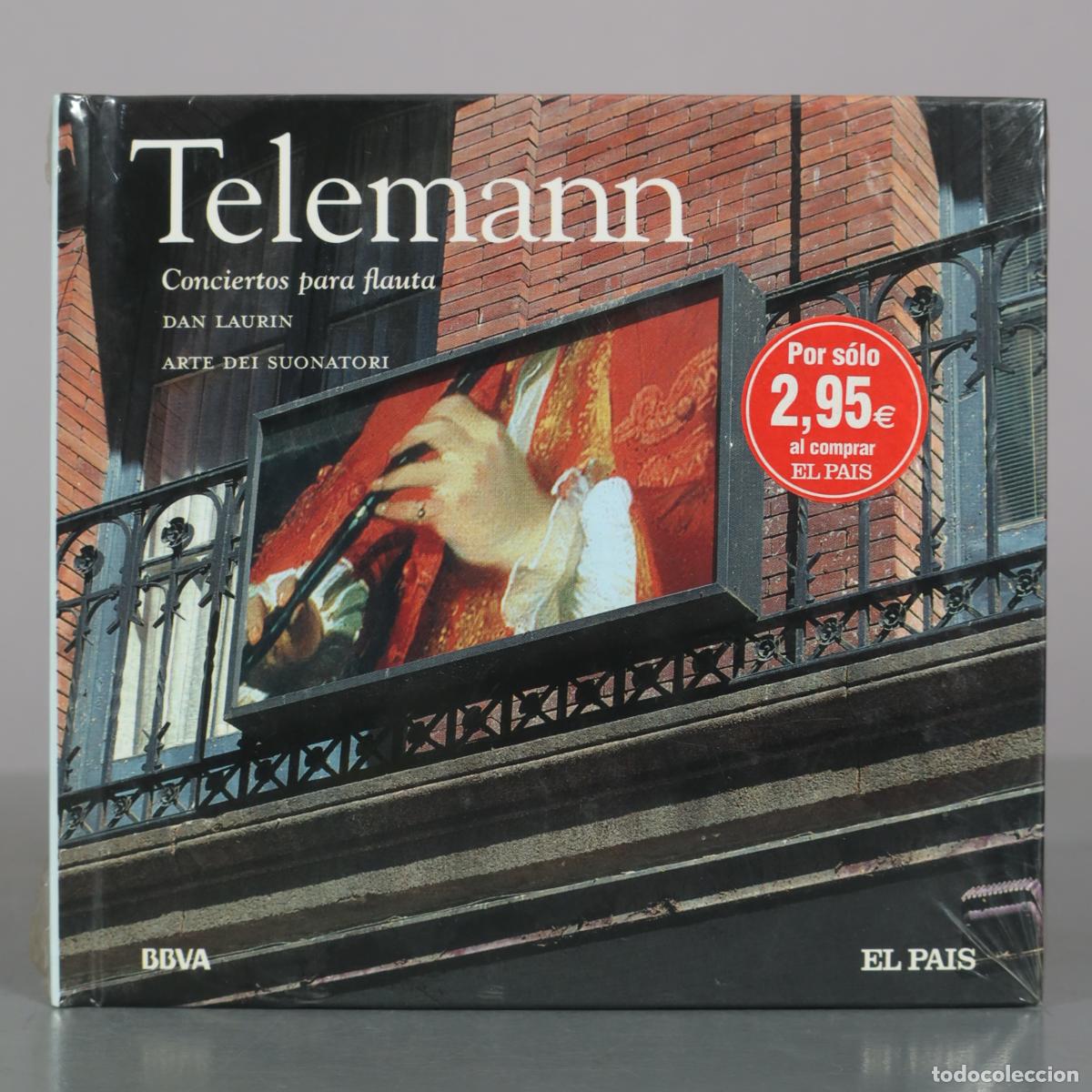 CDs de m&uacute;sica: CD. Telemann: Conciertos para flauta - Georg Philipp Telemann, Dan Laurin, Arte dei PRECINTADO