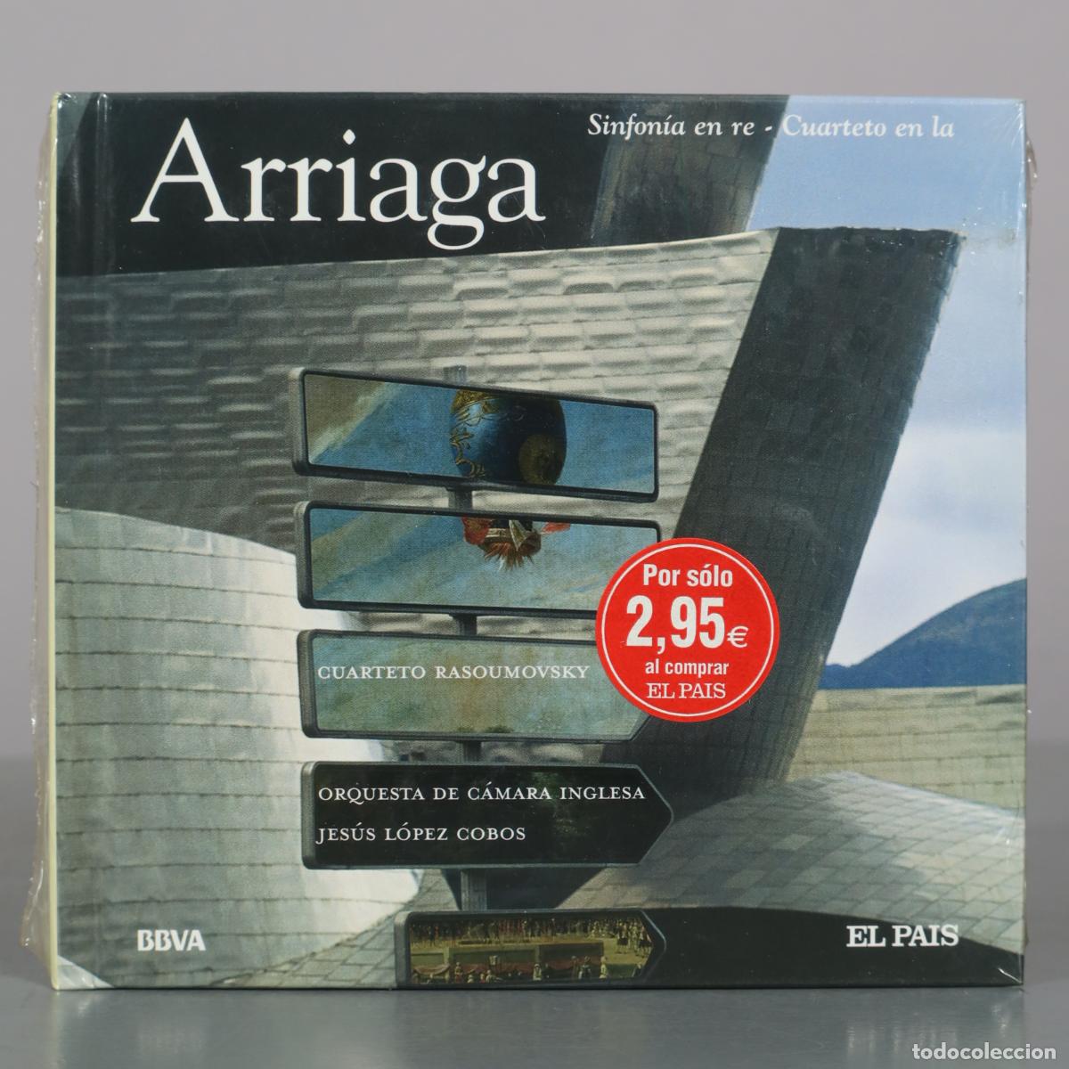 CDs de m&uacute;sica: CD. Sinfon&iacute;a en re, Cuarteto en la - Juan Cris&oacute;stomo de Arriaga - Orquesta de C&aacute;mara PRECINTADO
